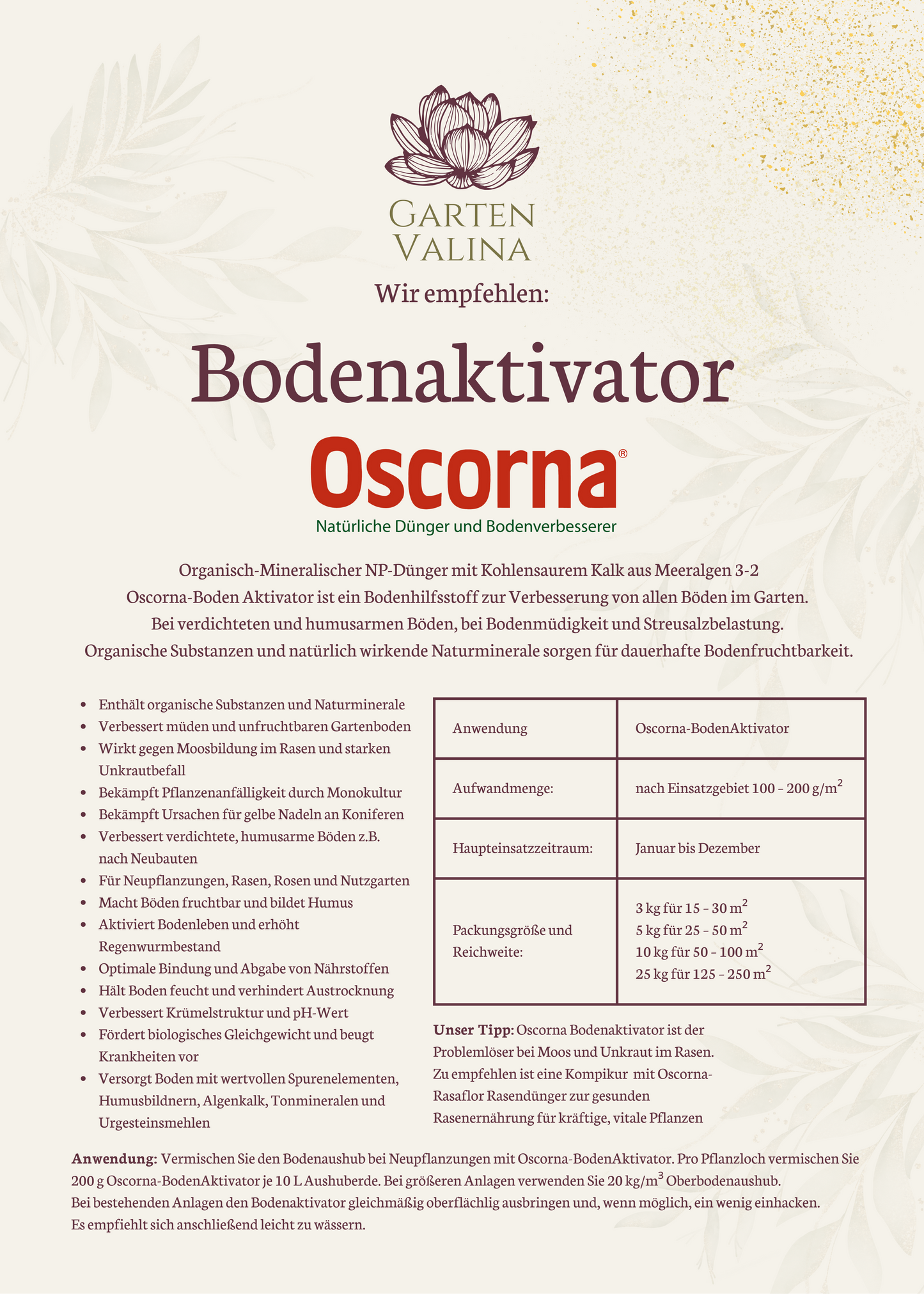 Oscorna Bodenaktivator