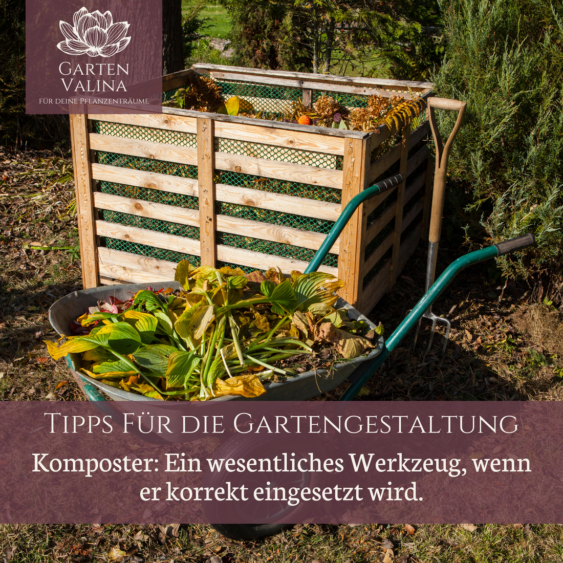 Tipps Für die Gartengestaltung: Komposter: Ein wesentliches Werkzeug, wenn er korrekt eingesetzt wird.