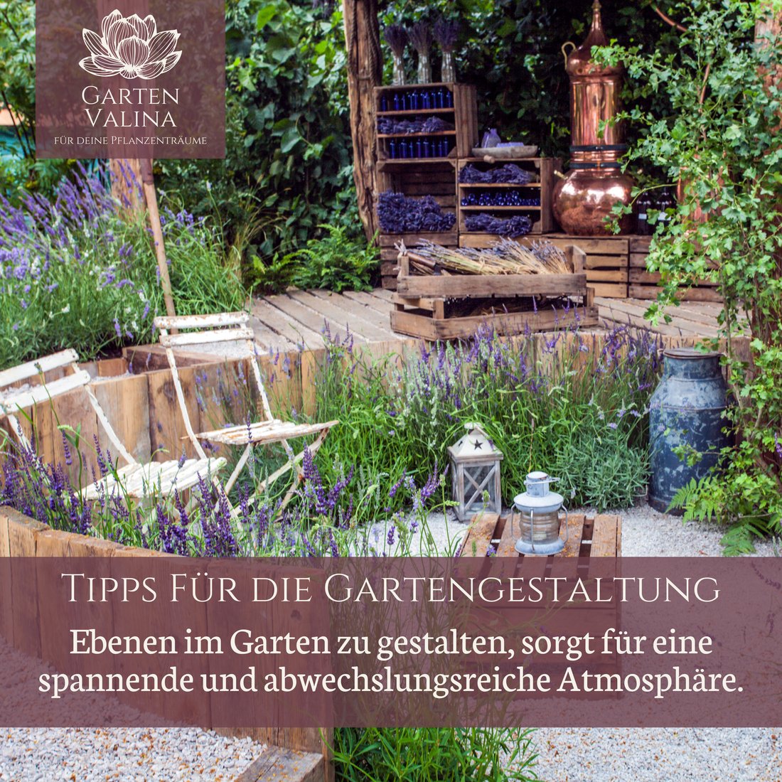 Tipps Für die Gartengestaltung: Ebenen im Garten zu gestalten, sorgt für eine spannende und abwechslungsreiche Atmosphäre.